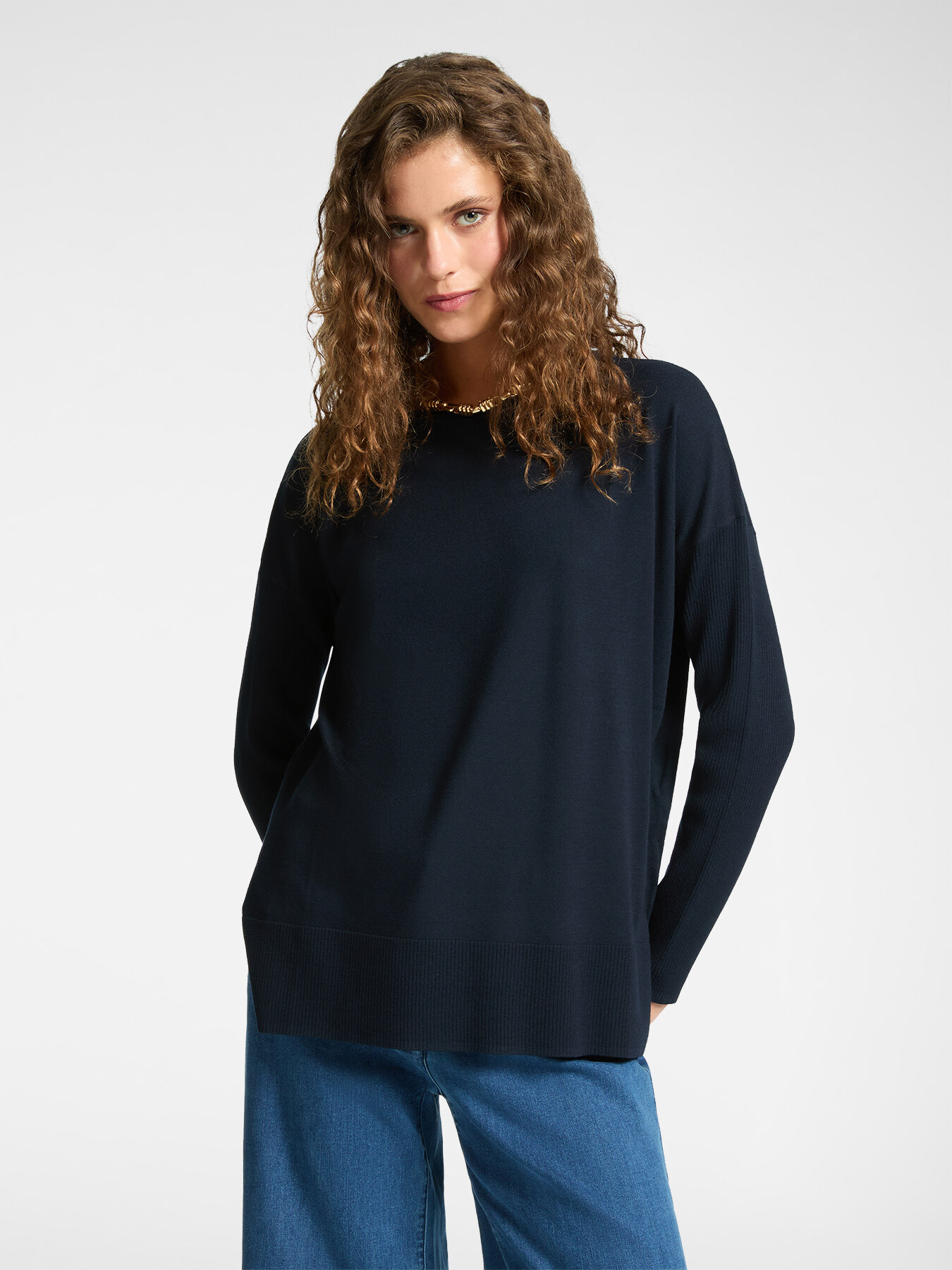 Shirt mit Bootausschnitt image number 0