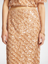 Straight sequined skirt image number 3