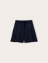Short à taille haute avec plis image number 4