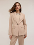 Blazer monopetto misto lino image number 2