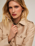 Gabardina con botonadura simple image number 3