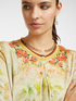 Printed and embroidered cardigan image number 3