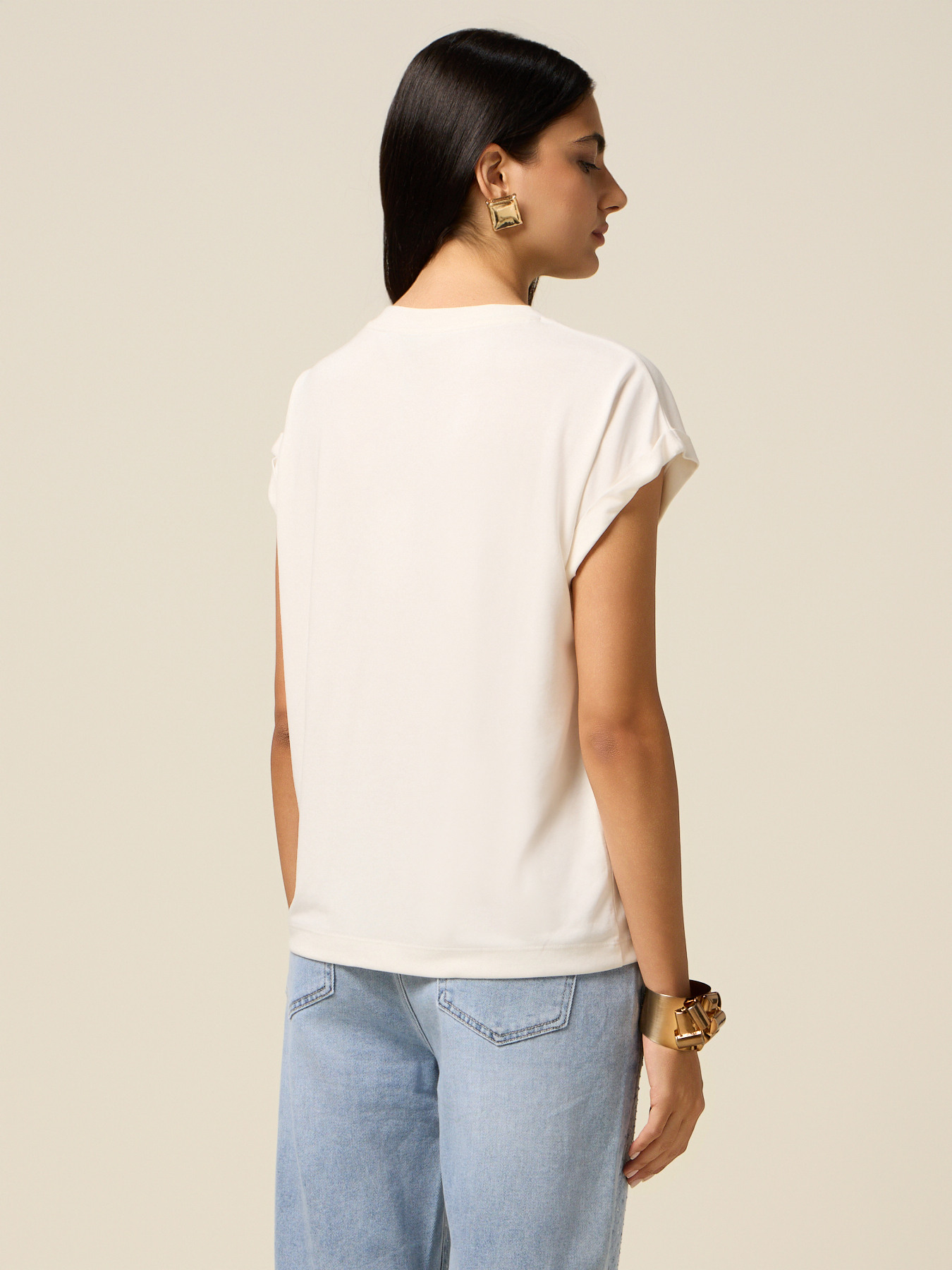 Modal blend jersey T-shirt image number 1