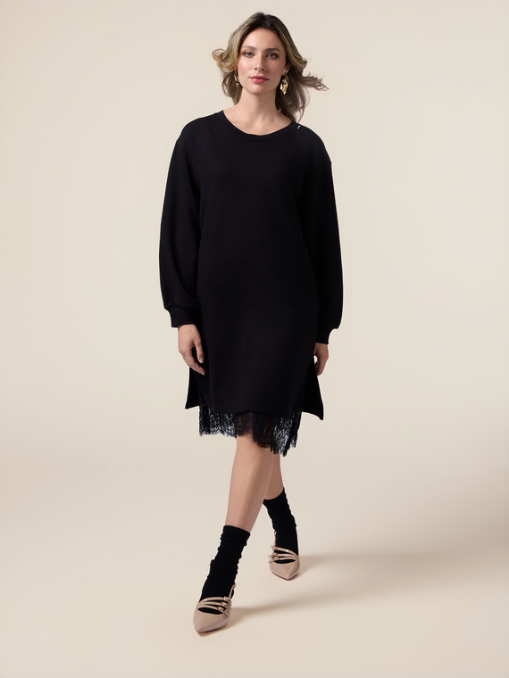 Rochie din molton cu jupon