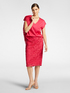 Blusa de raso con escote de pico image number 2
