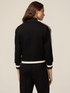 Soft touch sweatshirt with contrasting trim image number 1