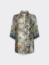 Camisa estampada com cadarços image number 4