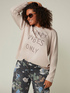 Hooded sweatshirt with text image number 0