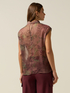 Blusa fantasia in tessuto cr&ecirc;pe image number 1