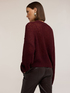 Perforated knit mohair blend cardigan image number 1