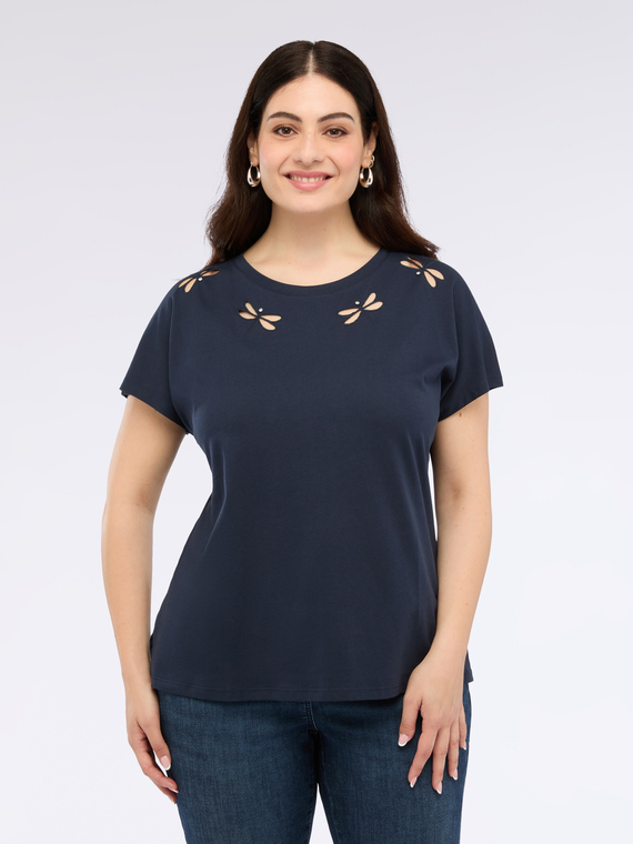 Camiseta con detalle de libélula