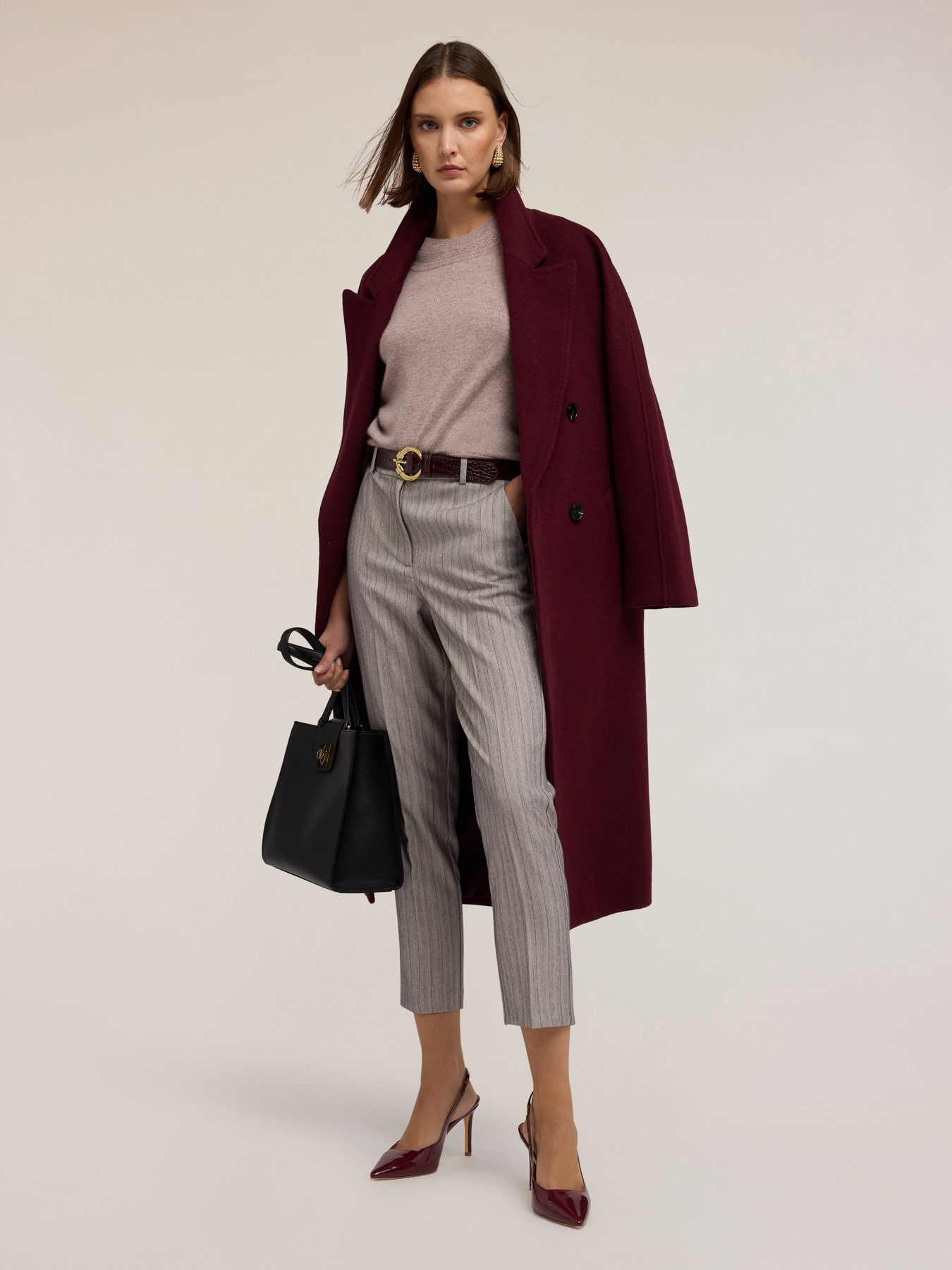 Reguläre Nadelstreifen-Hose image number 3