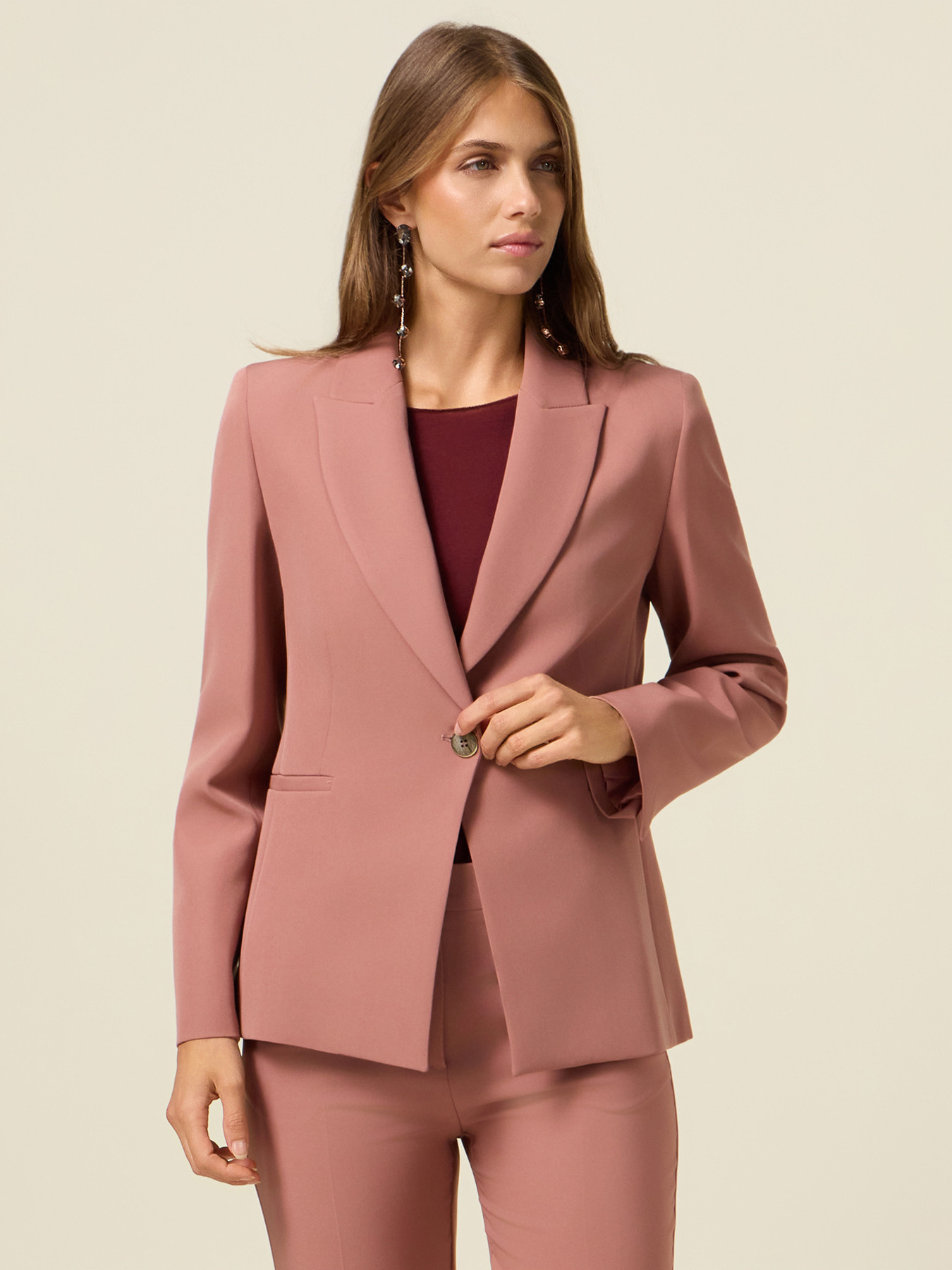 Blazer in tessuto tecnico image number 0