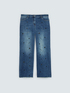 Straight Leg Jeans with decorative appliqu&eacute;s image number 4
