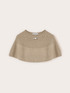 Ribbed knit shrug with stones image number 1
