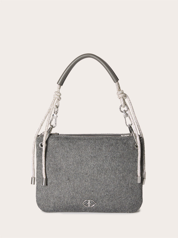 Twins bag in coated fabric and cloth