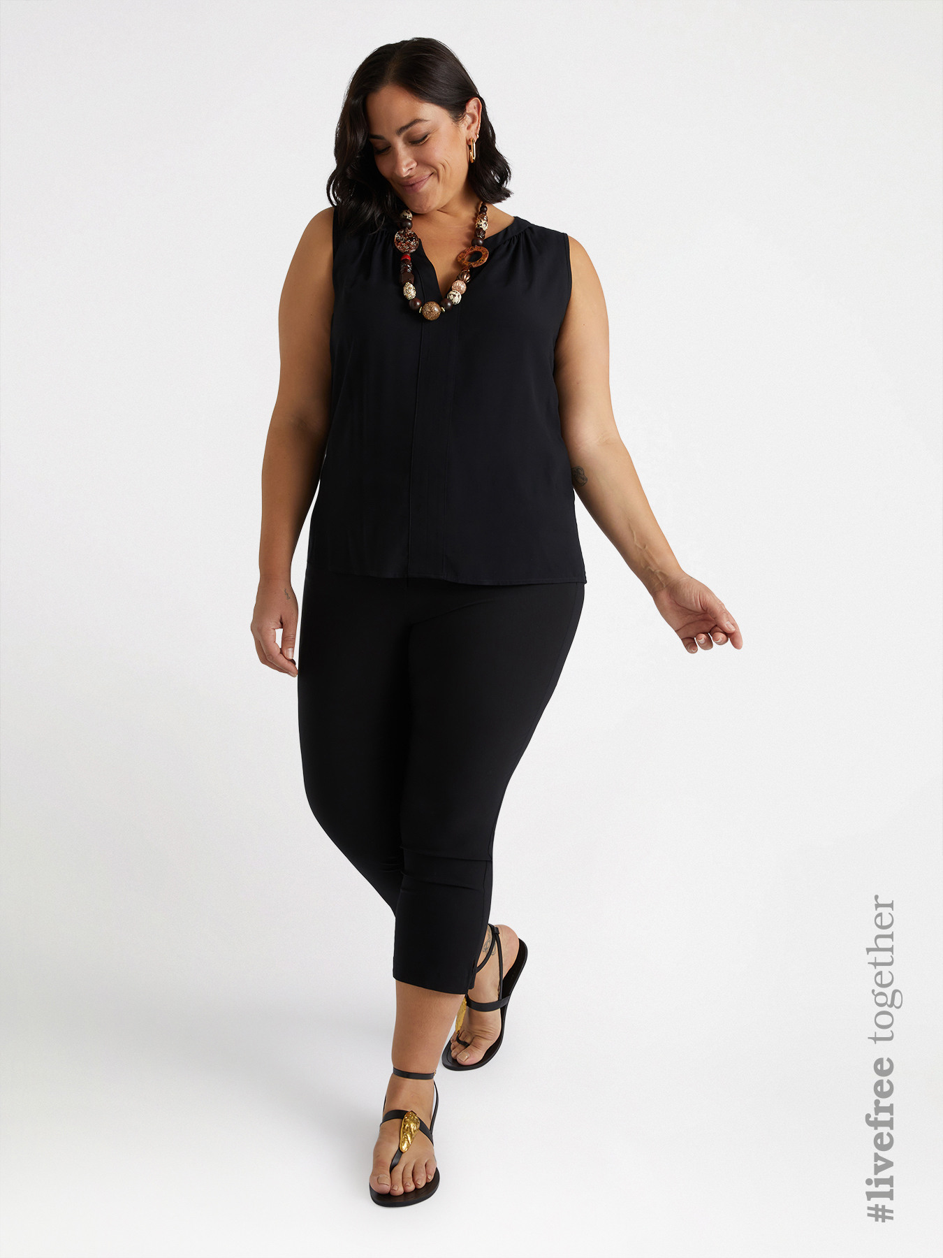 Top with LENZING™ ECOVERO™ viscose image number 0