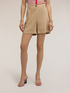 Shorts in misto lino con risvolto image number 2