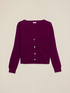 Cardigan in lana e cashmere image number 3