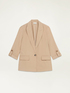 Blazer in twill di viscosa image number 3