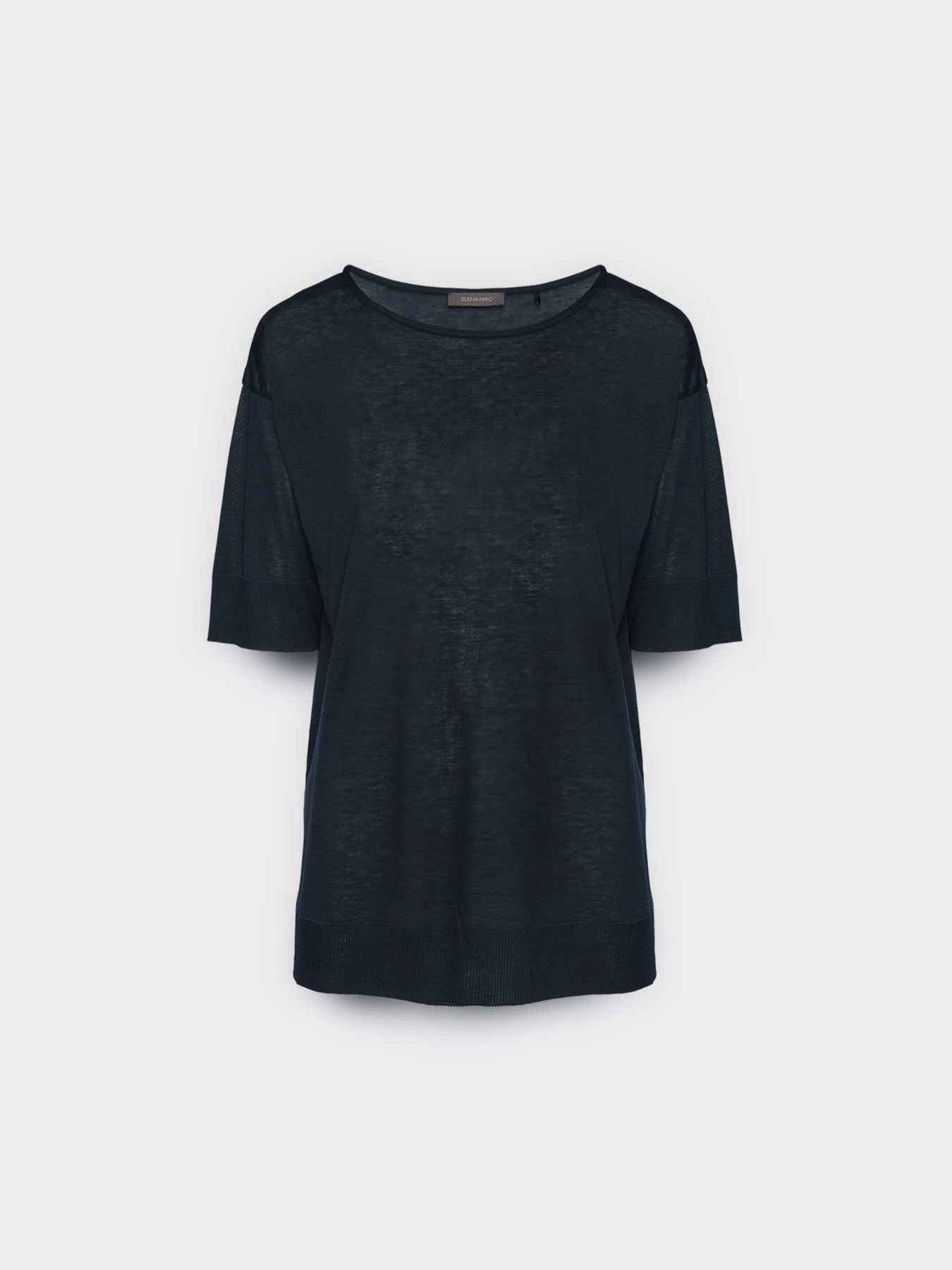 T-shirt in lyocell blend yarn image number 4