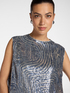 Sequined tulle top image number 2