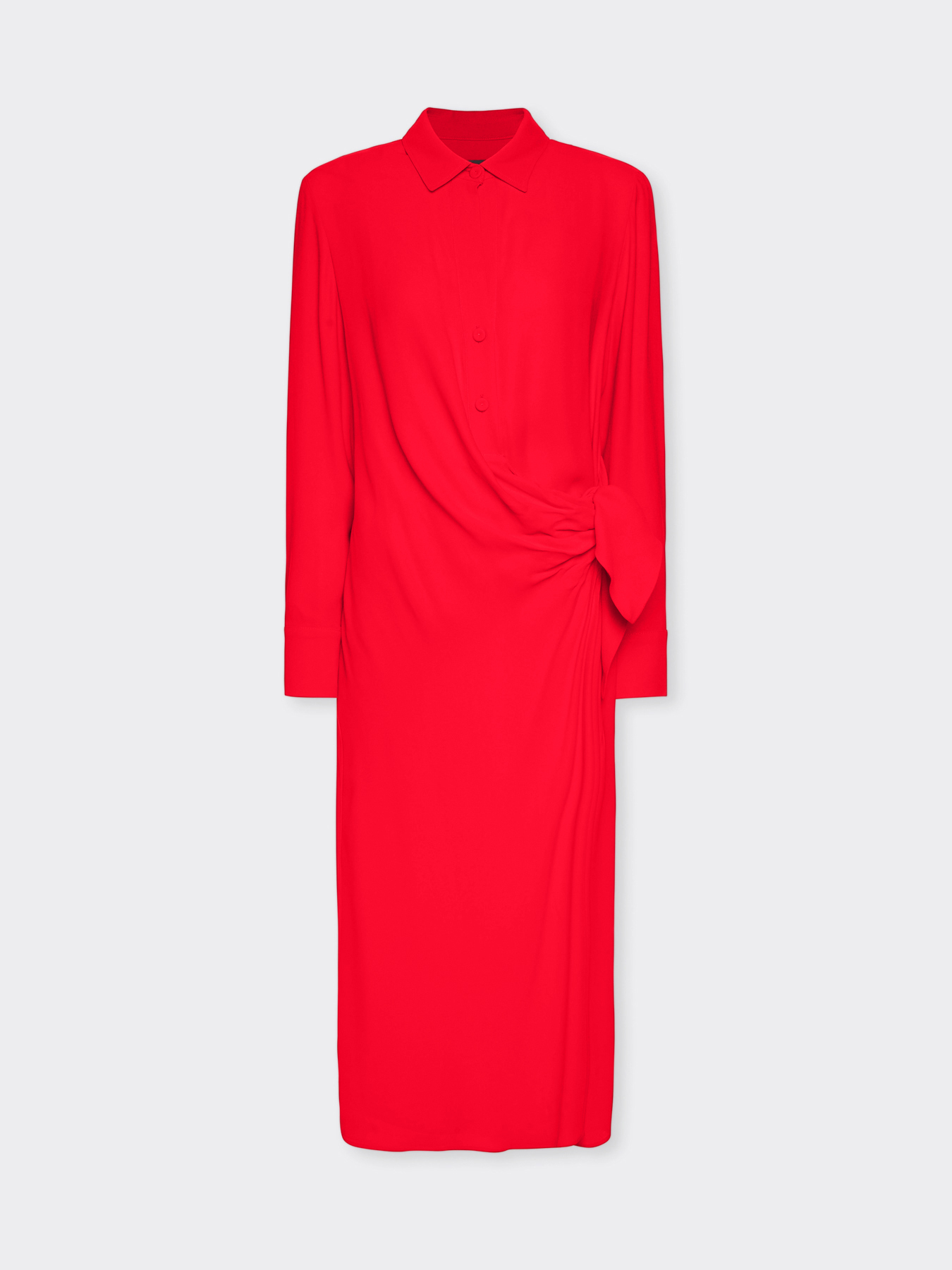 Wrap dress in georgette image number 4