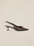 Slingback pumps with decorated toe image number 2
