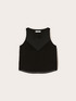 Georgette top with V-neck image number 4