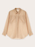 Camisa de organza con bolsillos image number 4