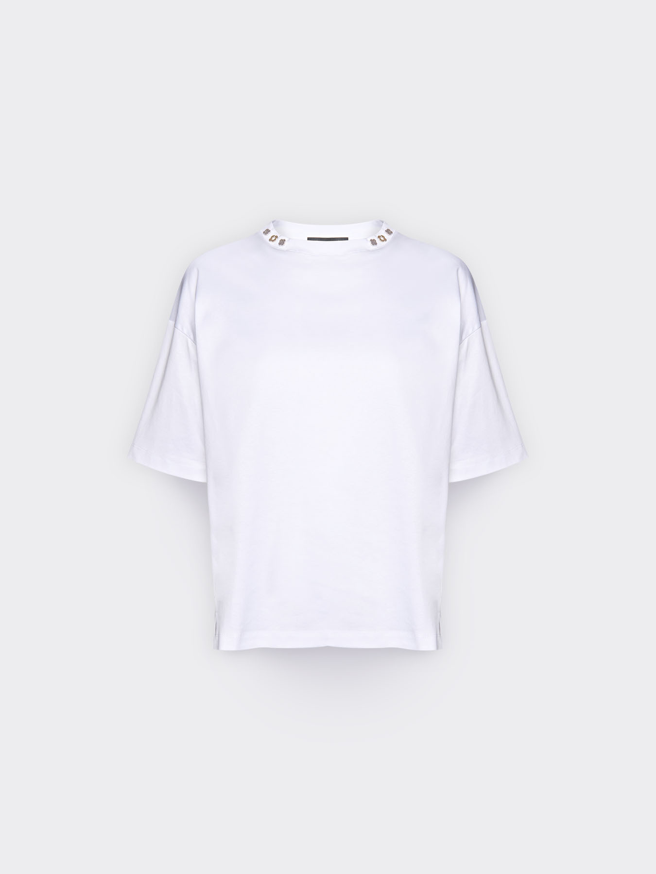 T-shirt with Monogram appliqu&eacute;s image number 4