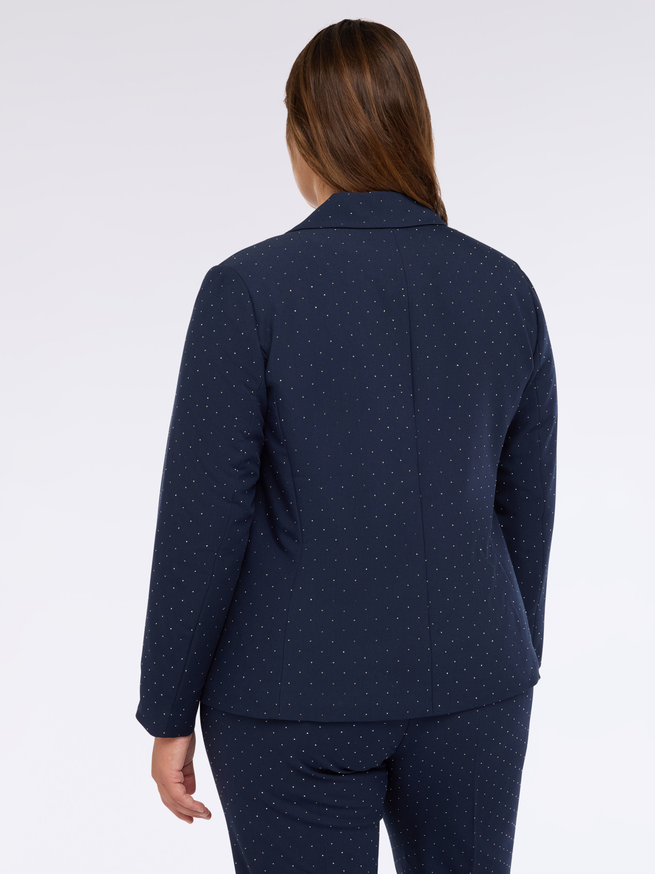 Blazer con applicazioni brillanti image number 1