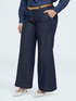 Wide Leg Jeans with removable belt image number 2