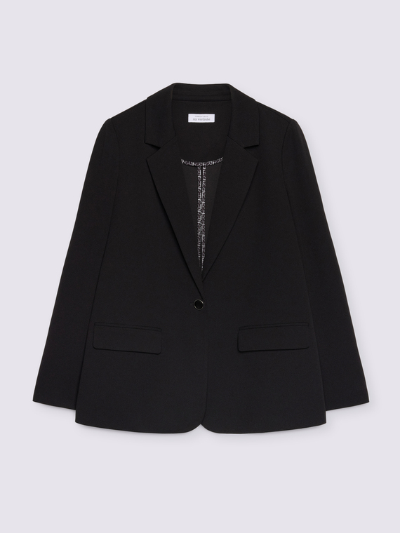 Entspannter Blazer aus Stretchstoff