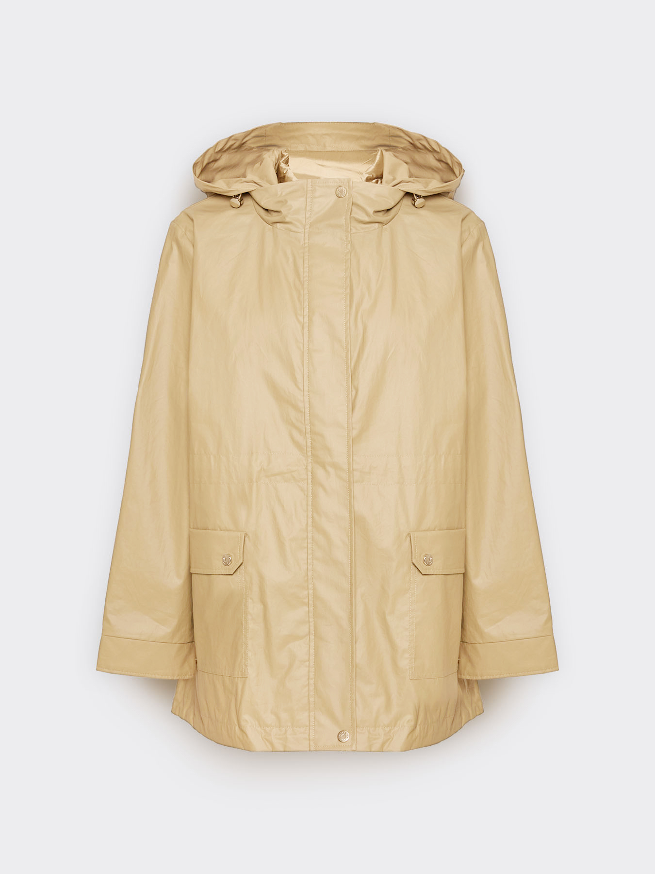 Parka con capas y capucha image number 5