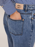 Jeans with ironed crease lyocell blend image number 2