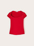 Boat neck t-shirt image number 4
