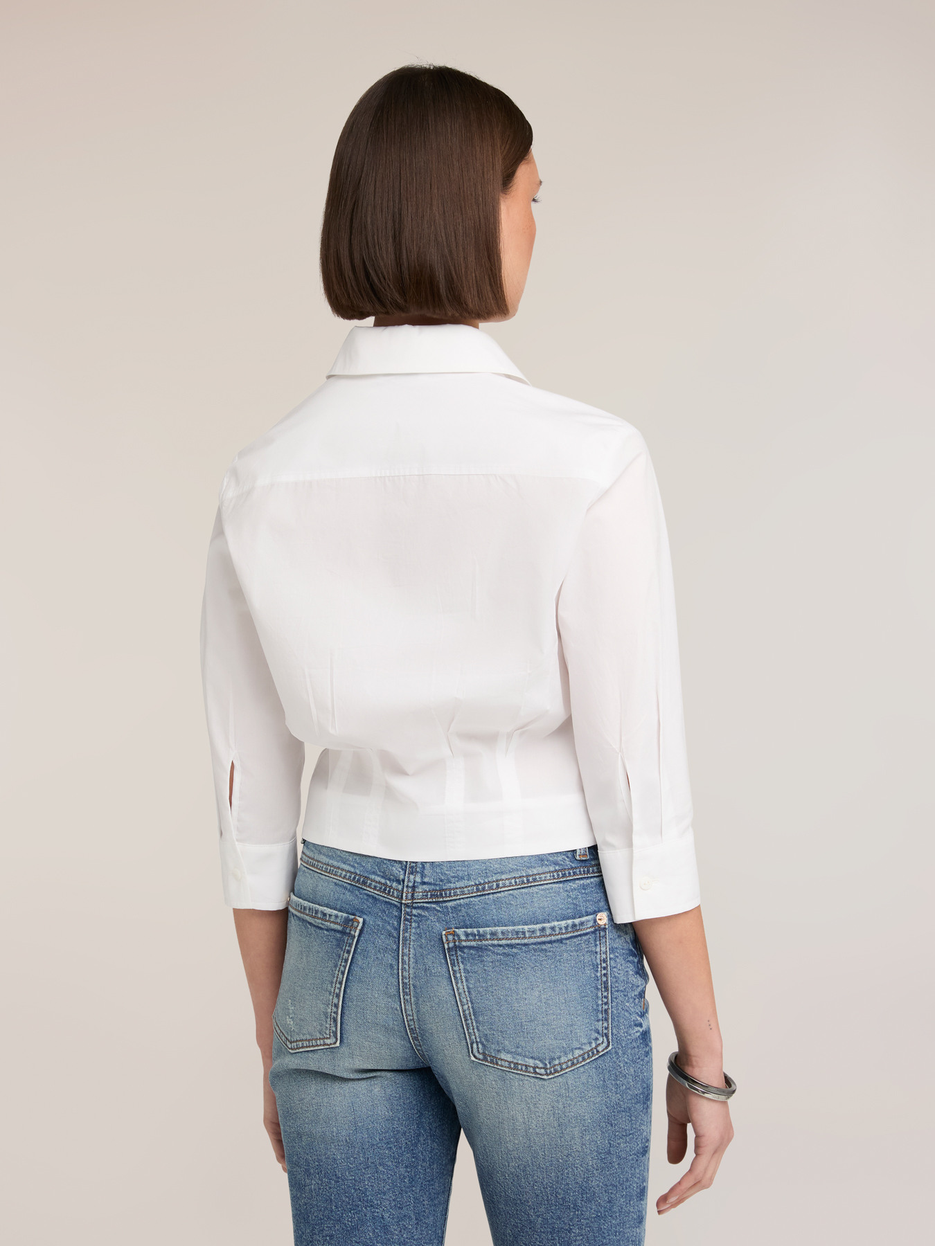 Boxy poplin shirt image number 1