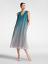 Long pleated dress image number 2