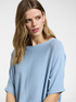 Short-sleeved viscose blend top image number 3
