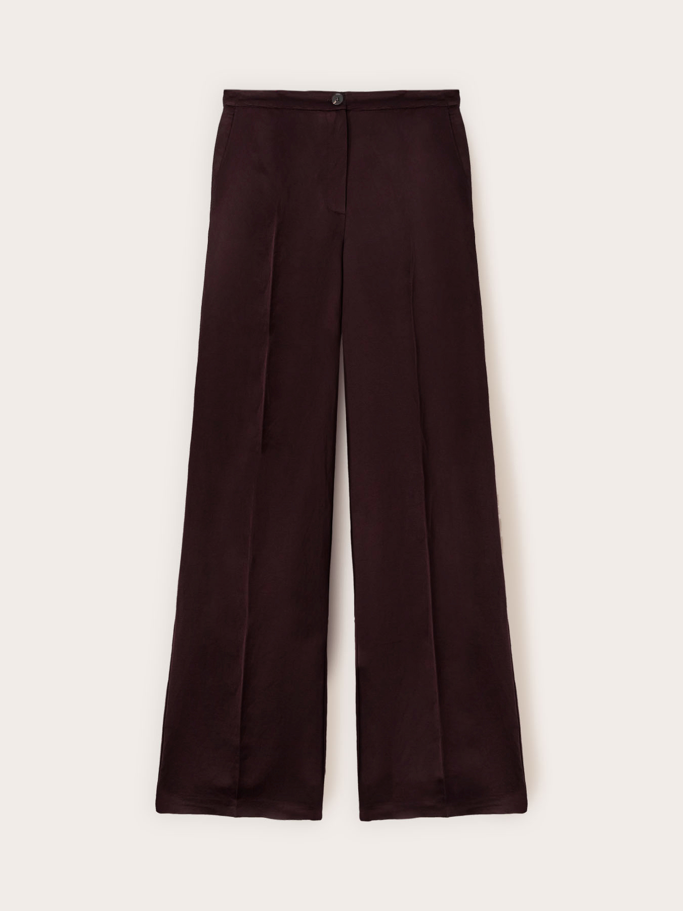 Wide-leg trousers in linen blend image number 3