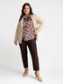 Blazer in used effect fabric image number 3