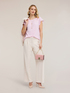 Cr&ecirc;pe de chine blouse with pleats image number 3