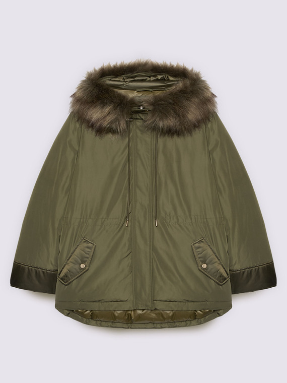 Parka mit Plüschkapuze