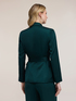 Veste fluide en satin avec ceinture image number 1