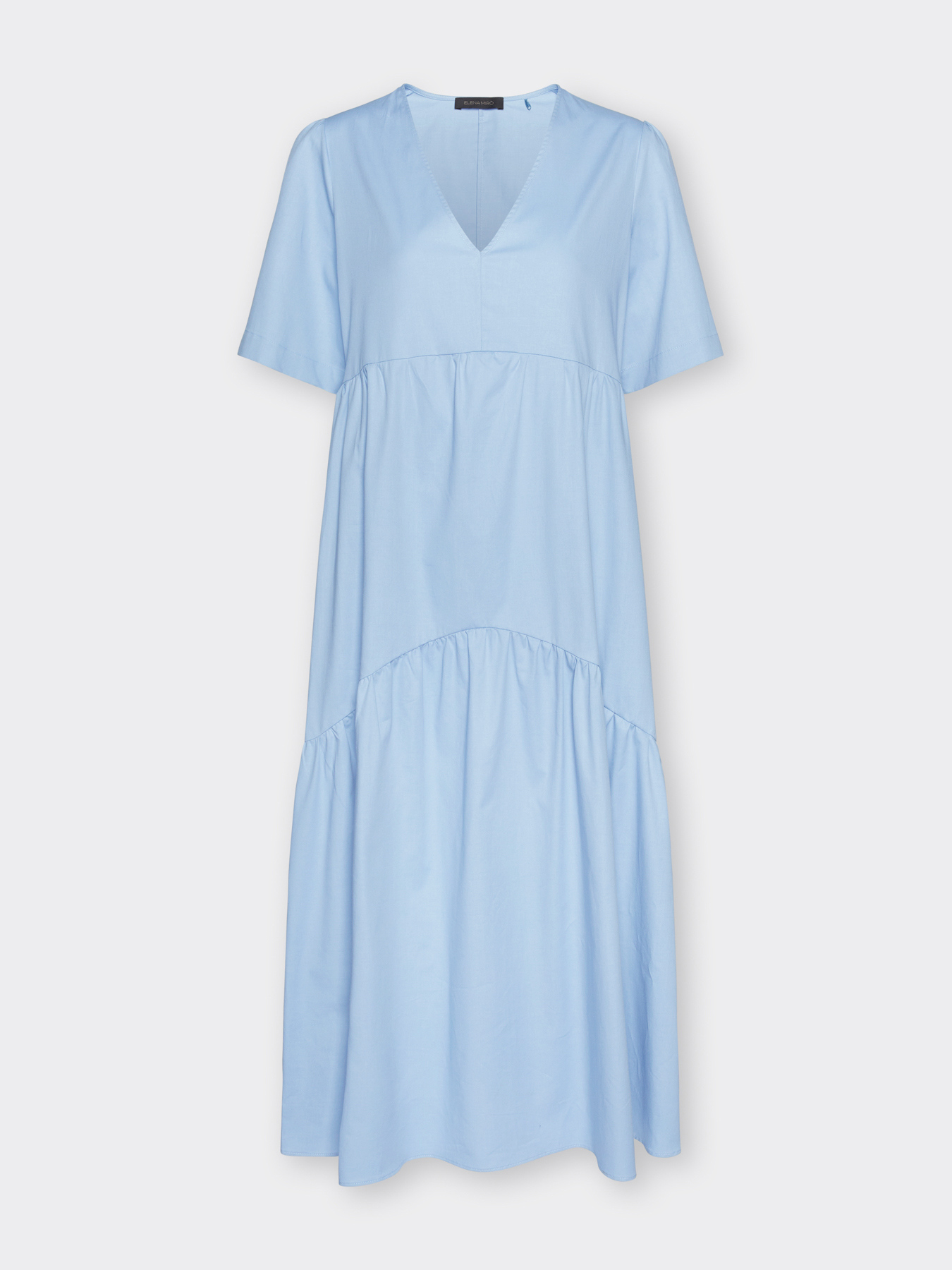 Midi dress with ruffles image number 4