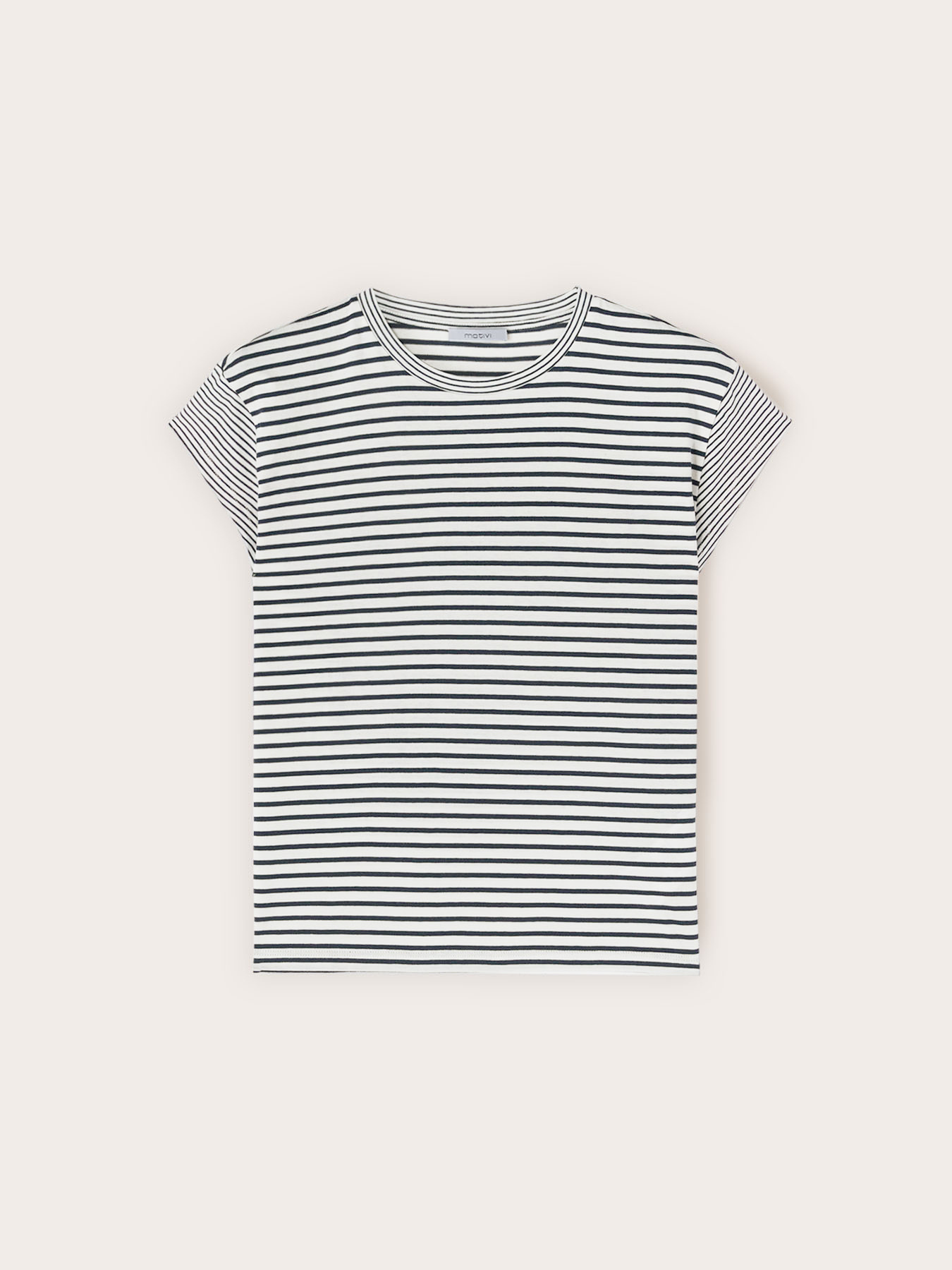 Striped cotton jersey T-shirt image number 4