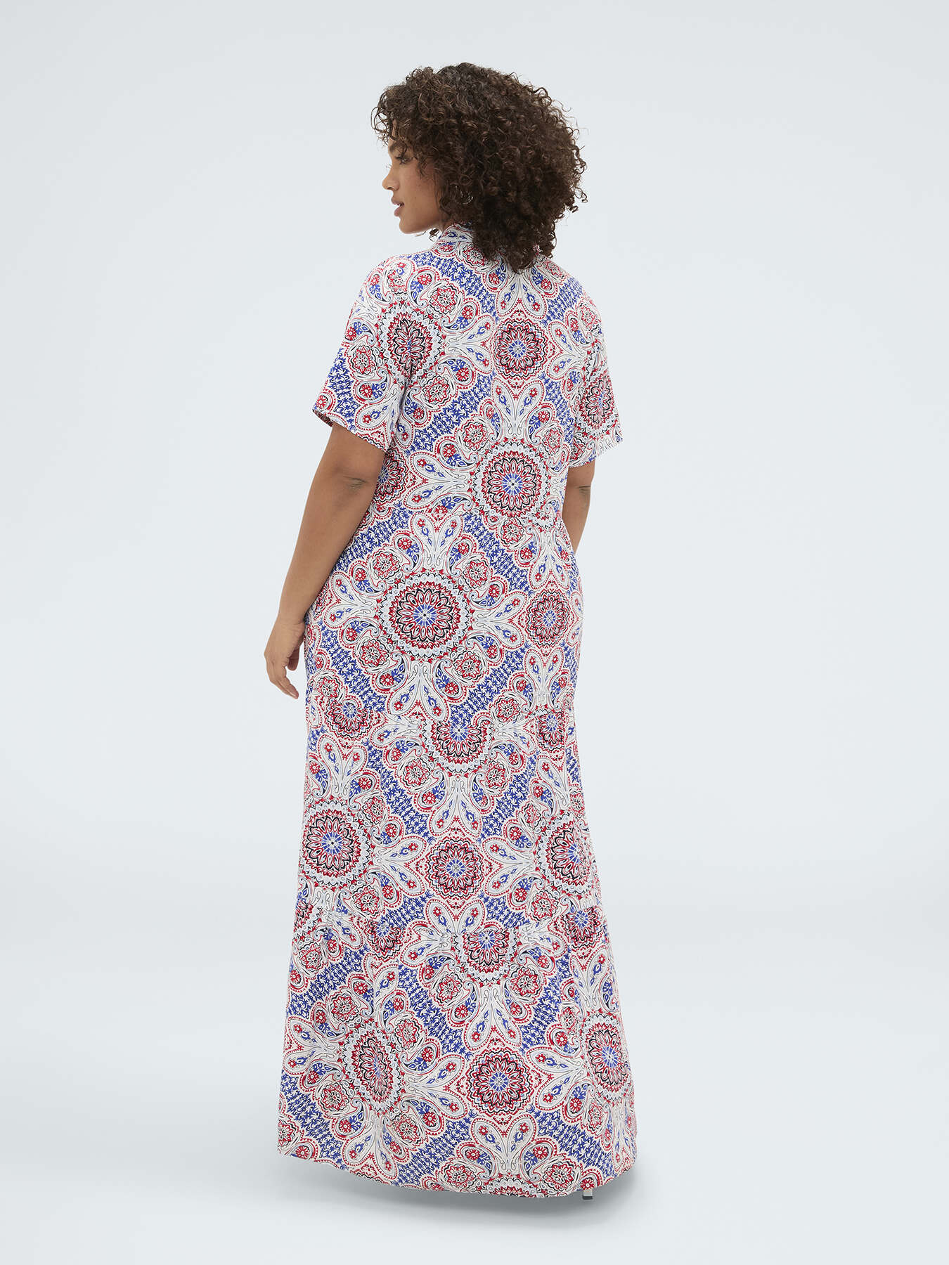 Robe chemisier imprim&eacute;e image number 3