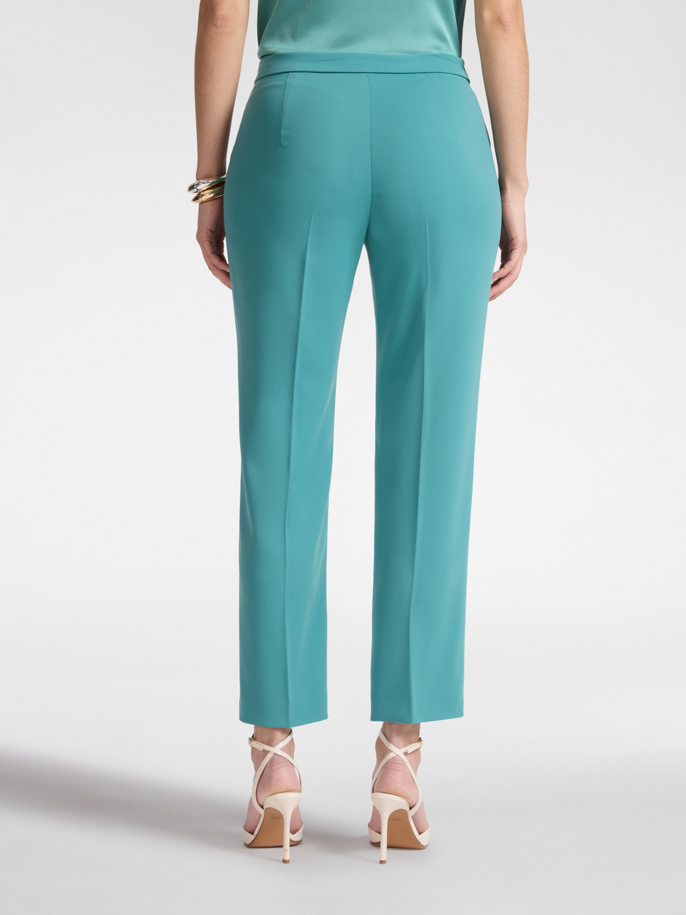 Pantalon en cr&ecirc;pe image number 1