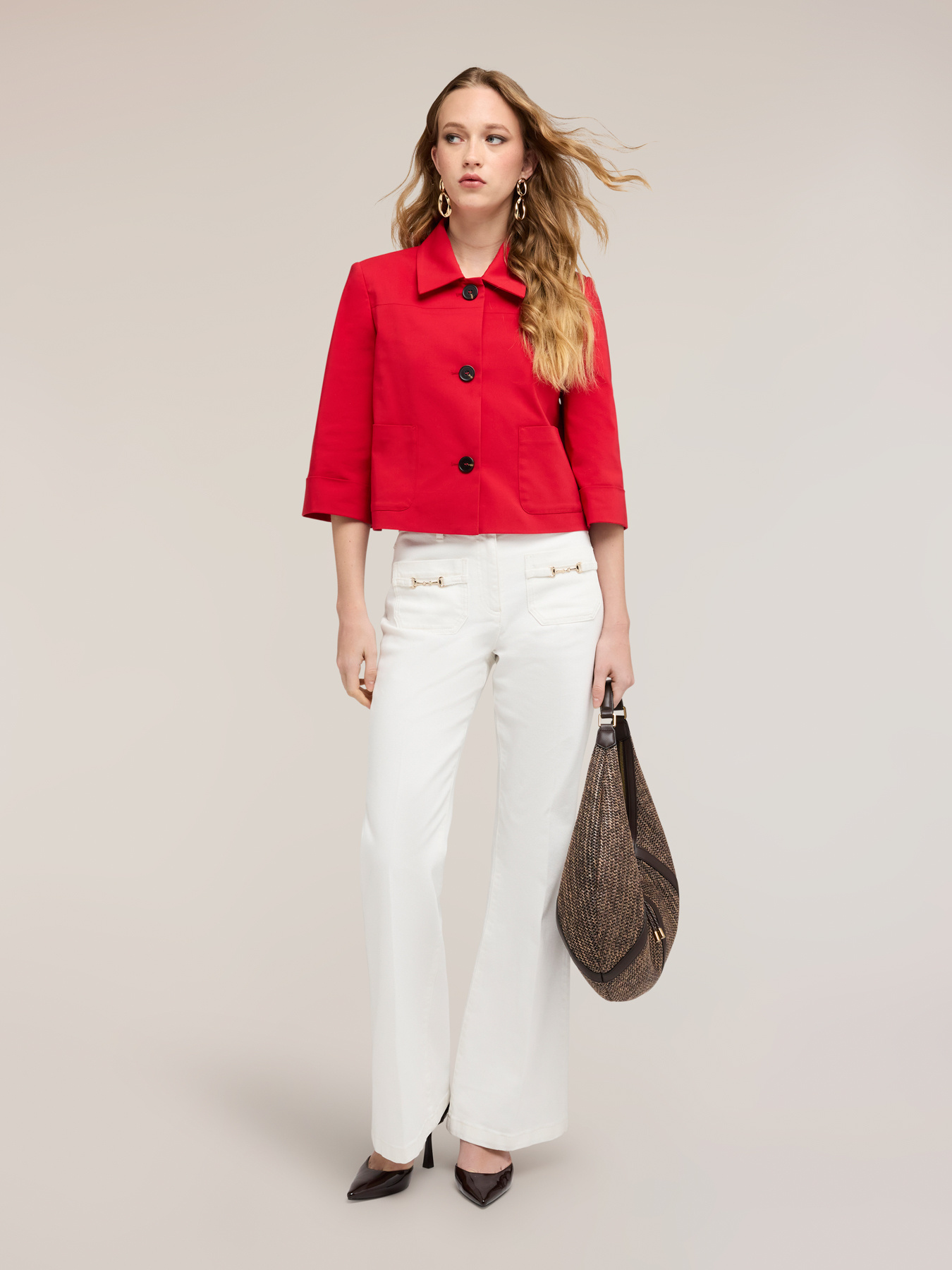 Short-sleeved jacket image number 0